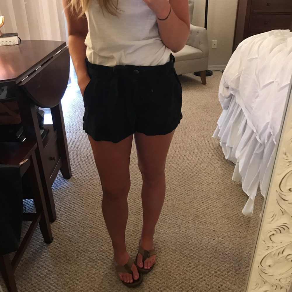 Casual Black Shorts